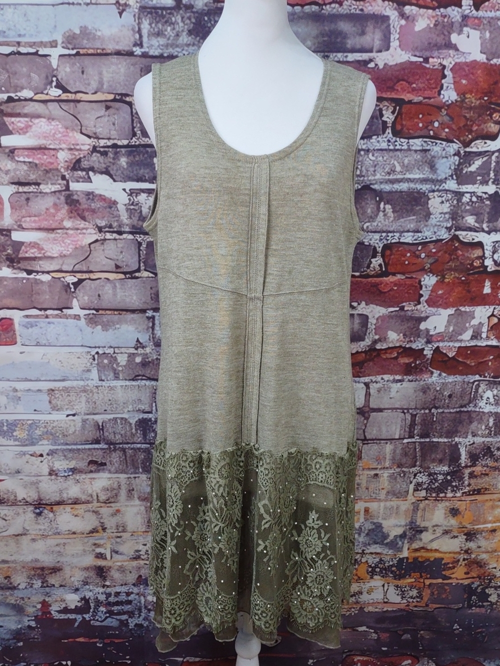 Pretty Angel Embellished Tank Dress
